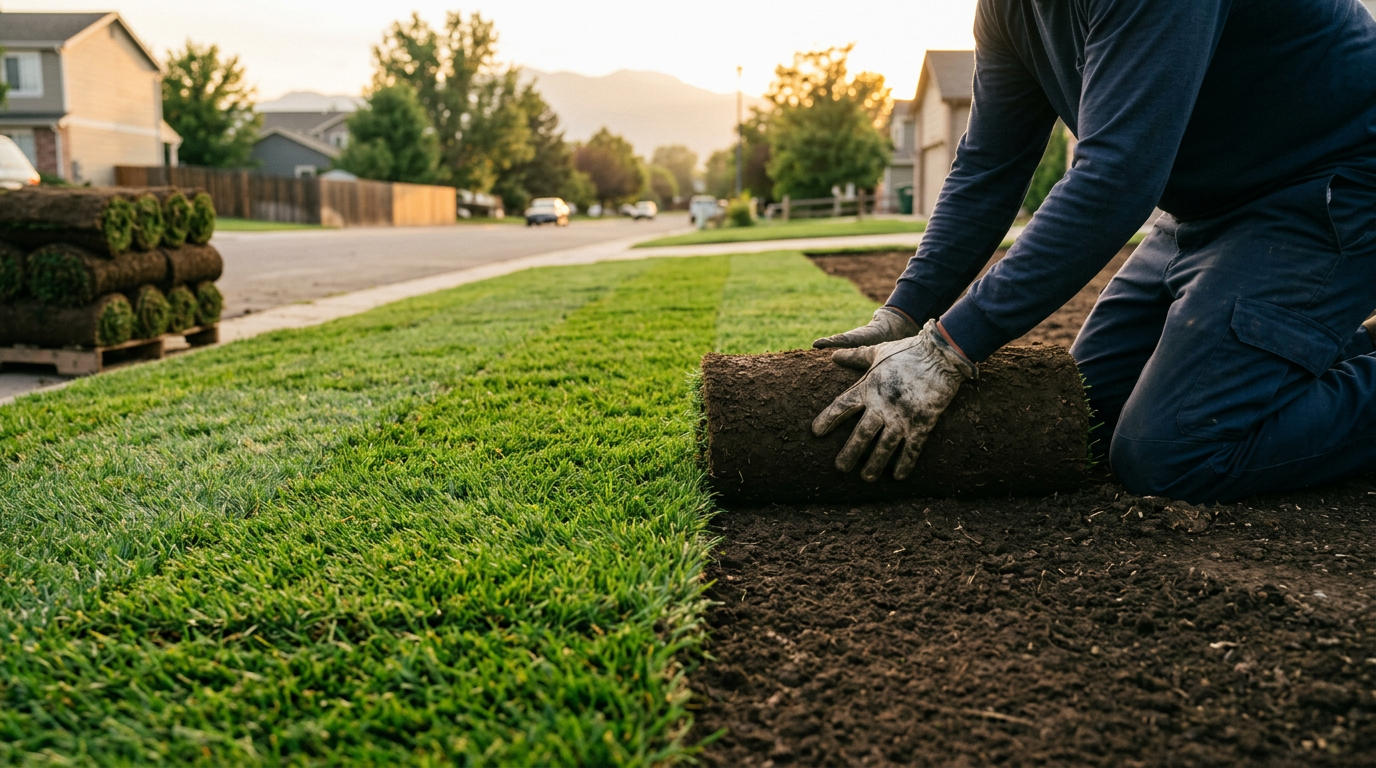 Sod Installation services in Denver